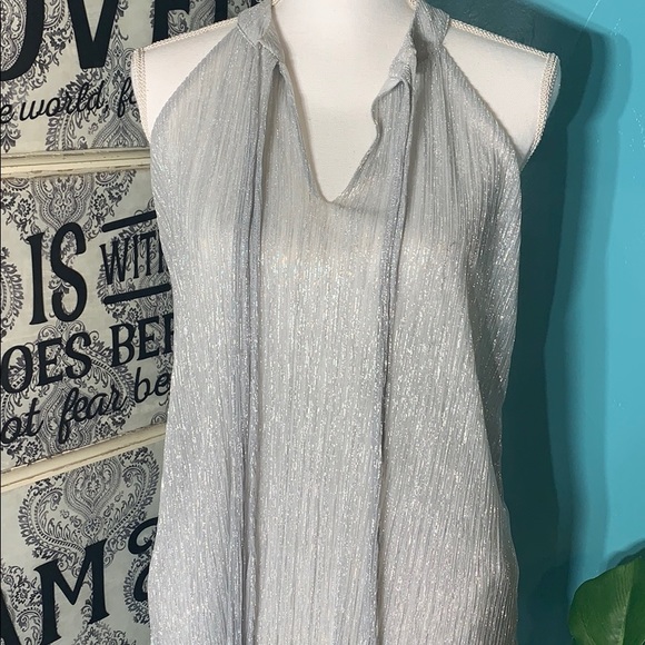 💄Worthington ladies silver top M - Picture 3 of 4